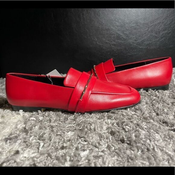 NWT Zara Leather Loafers  - Picture 7 of 11
